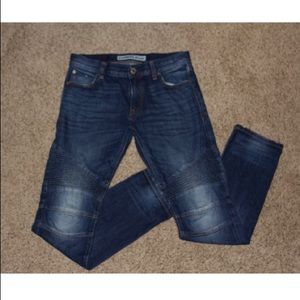Express stretch denim jeans.